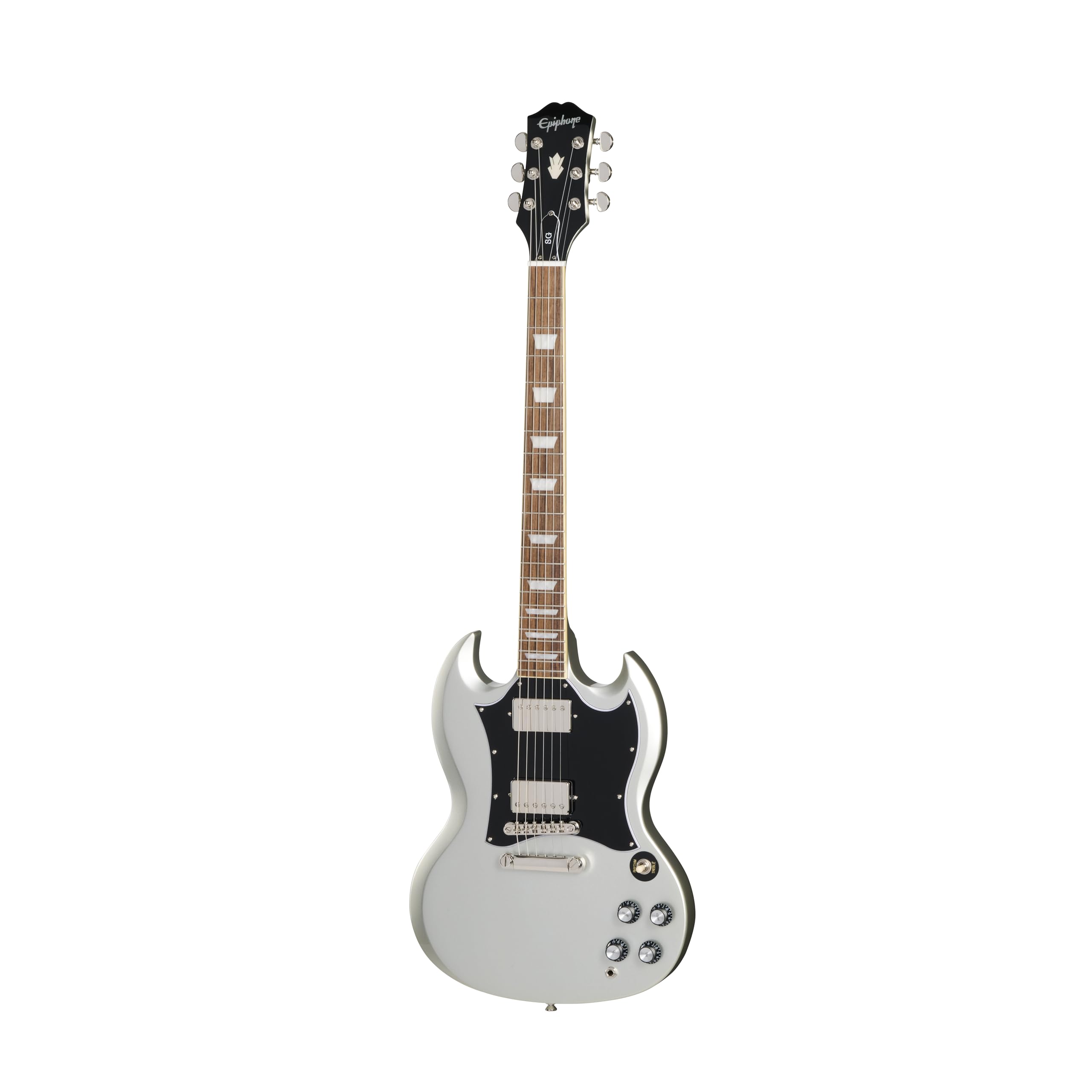 Amazon.com: Epiphone Inspired by Gibson SG Standard, Silver Mist
